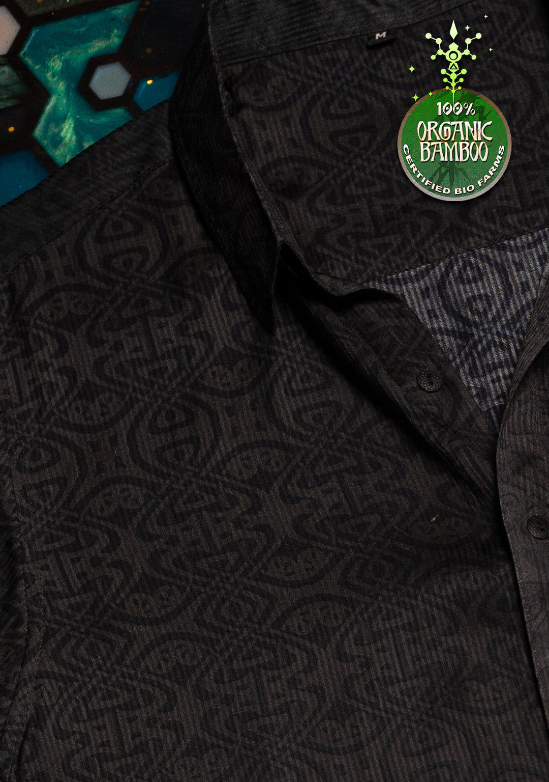 Shirt Men Half Sleeves / Organic Bio Farms Bamboo Strippes - RAGNAROK